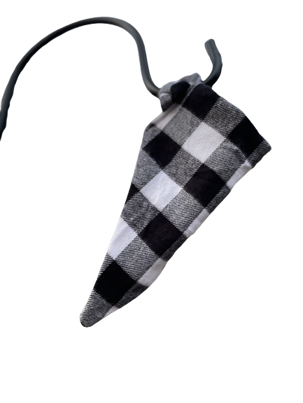 Black and white buffalo cheap plaid bandana